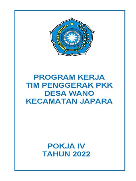 buku wajib pokja 3 pkk  Selain surat juga terdapat arsip yang berupa buku wajib PKK sebanyak 6 buku yaitu ( buku daftar anggota TP PKK dan Kader PKK, buku agenda surat masuk/keluar, buku keuangan buku notulen, buku inventaris, buku kegiatan)