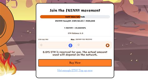 burn kenny token To ensure smooth trading, 30% of KENNY tokens are reserved for decentralized exchanges