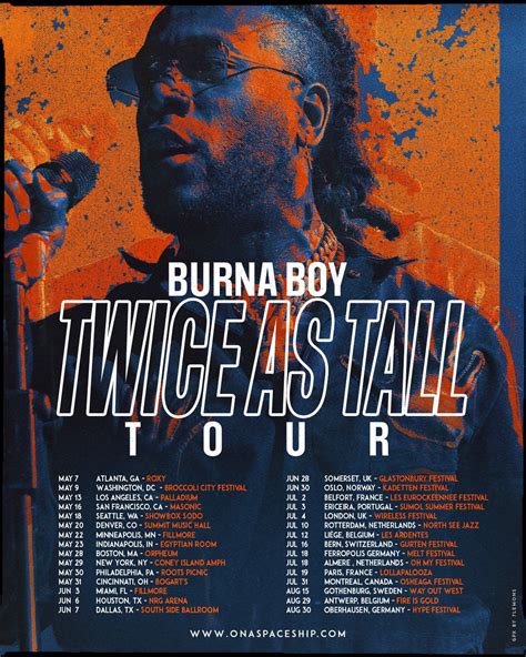 burna boy konzert 2023 germany  1 rank on