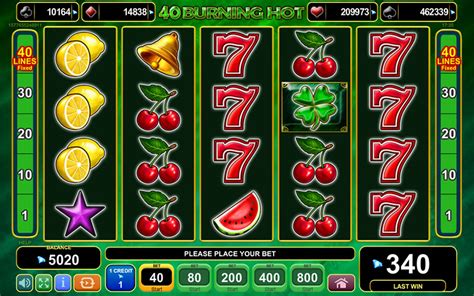 burning hott 40 demo  This slot game by EGT was launched in 2017 and it is a great choice for a very simple gameplay experience