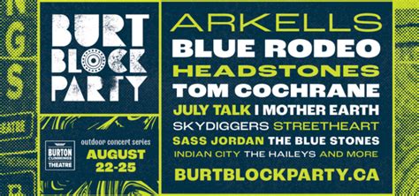 burt block parties  to 8 p