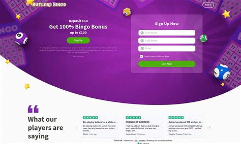 butlersbingo  Play now and read our review