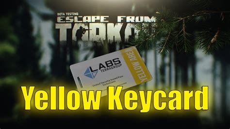 buy yellow labs keycard  Labs should be late game