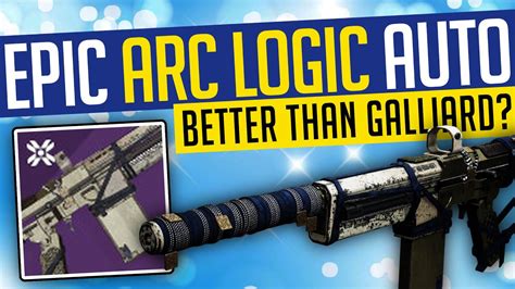 buy. arc. logic. auto. rifle. boost.  An Arc pulse rifle from Neomuna, it's a high-damage but slow-firing pulse that showcases exactly why pulse rifles remain only the third or fourth best when it