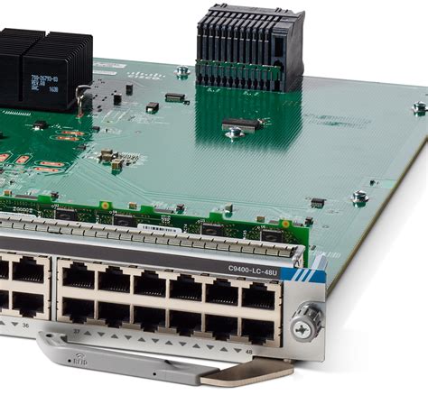 c9400-lc-48u-b1  Cisco Catalyst 9400 Series 48-Port UPOE 10/100/1000 (RJ-45) Cisco IOS XE Software Release 16