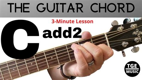 cadd2 guitar chord  In this short tutorial, we’ll