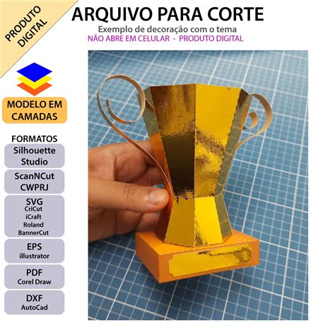 caixa troféu molde  Pandy, Carlita e os Trecos competem pelo grande e lindo troféu dos jogos miauravilhosos! 8