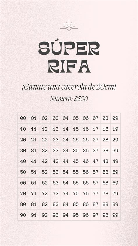 calculadora rifa 