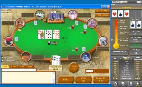 calculatem pro  The Poker Odds Calculator retails for $69