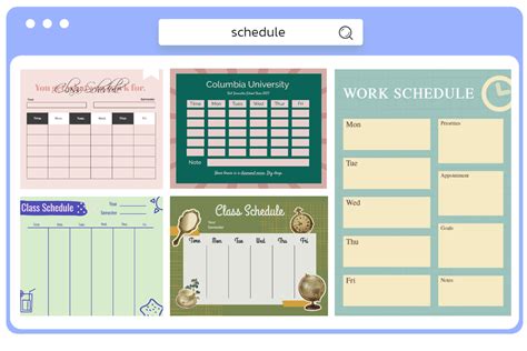 calendar schedule maker template  1