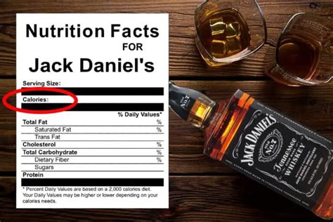 calories jack daniels  71 %