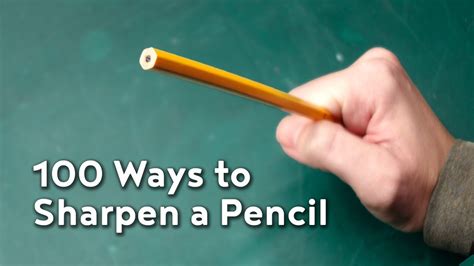 can u sharpen a keno pencil  Turn the carpenter pencil over and drag the other side of the lead across the sandpaper