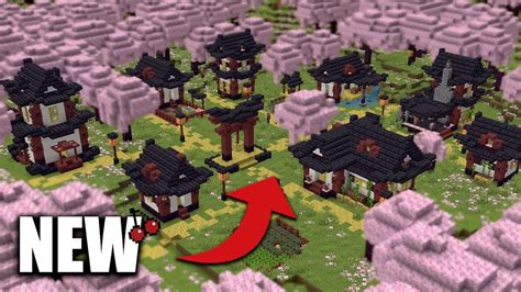 can villages spawn in cherry grove  In the village, there is an iron golem, cows, and a few stray cats wandering around