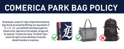 can you bring a purse into comerica park  The D Shop