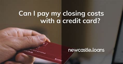 can you put closing costs on a credit card S