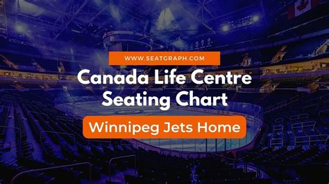 canada life centre map  Detailed seating chart showing layout of seat and row numbers of the Canada Life Centre arena in Winnipeg, MB