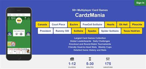 canasta cardzmania  Feel free to give all these games a try and play cards online, for