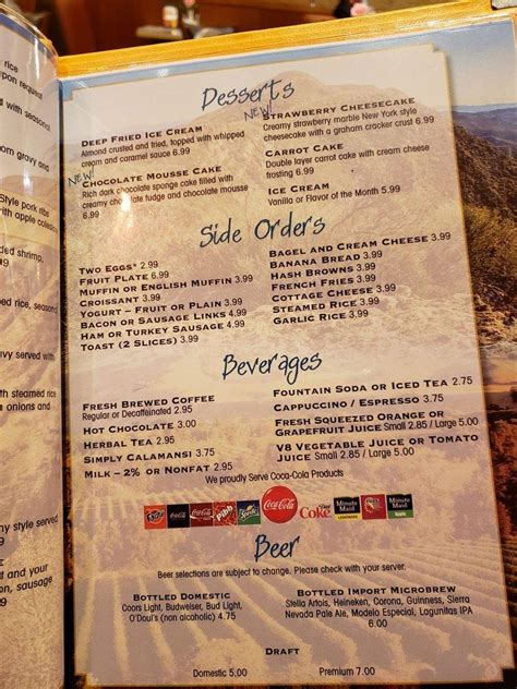 canyon cafe brooks menu  5