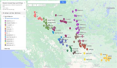 caodc rig map 00 Operating Days by Depth