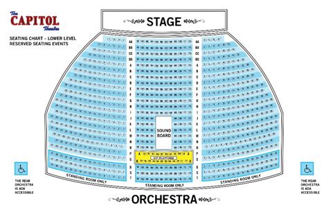 capitol theatre seating chart  Sustainability 