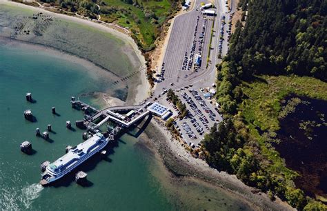 car rental anacortes ferry terminal , paid the ferry fare, then drove into the vehicle staging