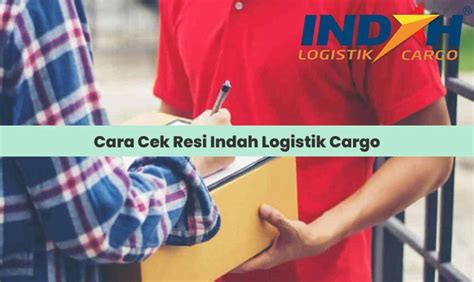 cara cek resi indah logistik com