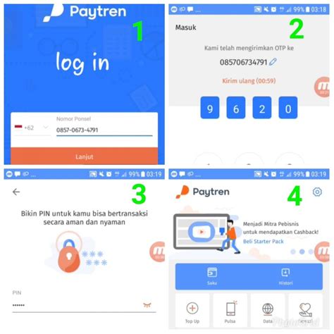 cara daftar paytren di android Di bawah ini ada beberapa mesin ATM Bank yang dapat dimanfaatkan untuk mengisi ulang saldo Paytren kalian