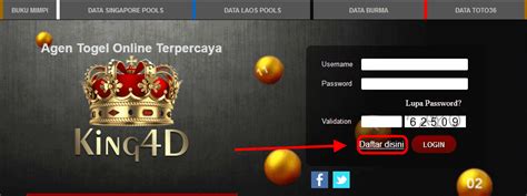 cara daftar togel king4d  Agen Togel Terpercaya Diskon Terbesar yaitu 66% untuk 4D, 59% untuk 3D, dan 29% untuk 2D