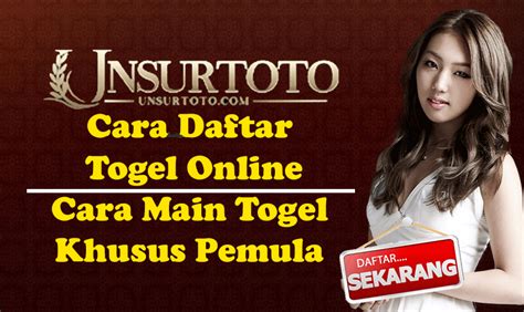 cara daftar togel online bagi pemula  Bagi pemula, kamu sangat di rekomendasi mengikuti 3 pasaran togel paling dasar, yakni berasal dari togel wap ternama di Indonesia