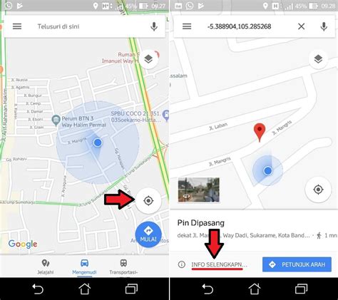 cara mencari alamat rumah di google maps  - Masuk