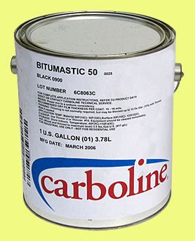 carboline bitumastic 50  PRODUCT DATA SHEET