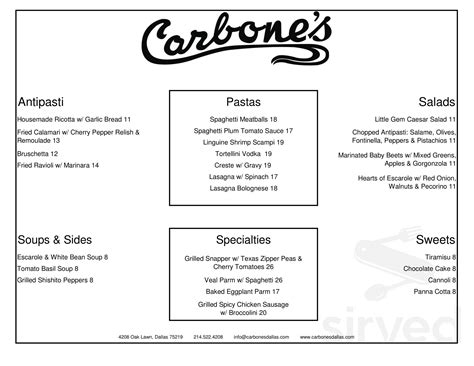 carbone's cottage grove menu  7