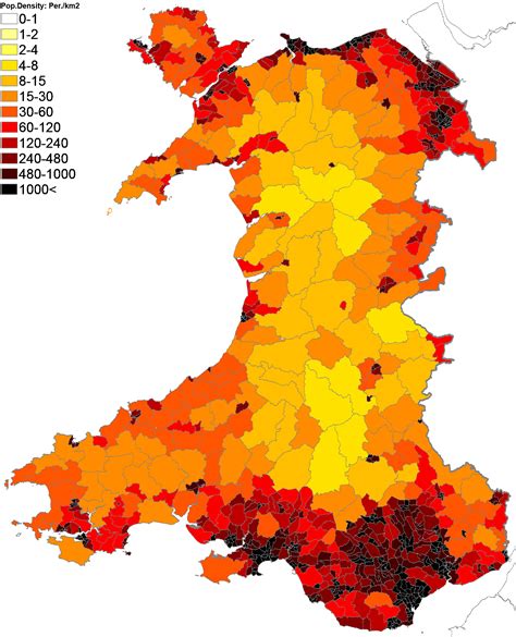 carmarthenshire population density 8%, from around 91,300 in 2011