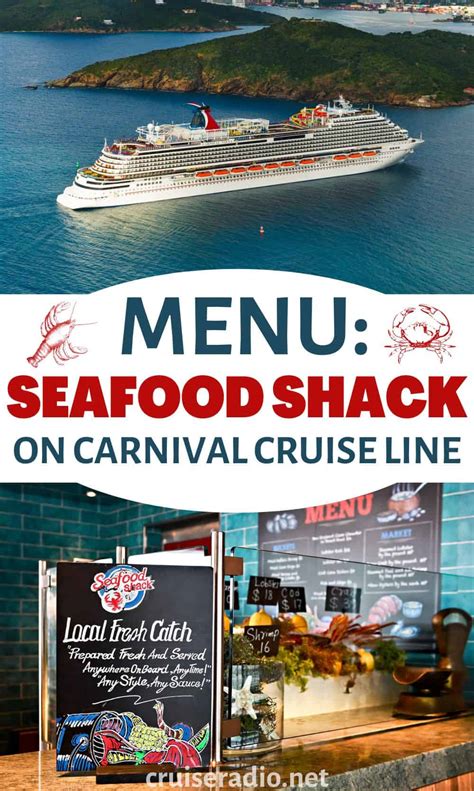 carnival cruise seafood shack menu  We try