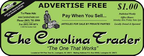 carolinatrader  Box 84942 Lexington, SC 29073 and garden trailer, Like new, $1,850, Call <a href=