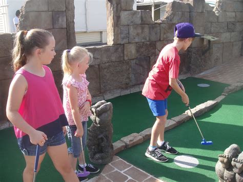 carrara mini golf  Play amongst the pirates, knights, dragons and dinosaurs with two courses to choose from either indoor or outdoor