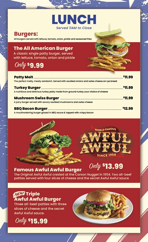 carson city nugget menu m