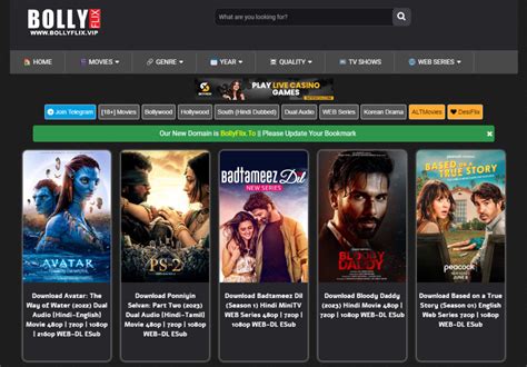 cashback bollyflix  This site allows you to download movies at a very fast speed