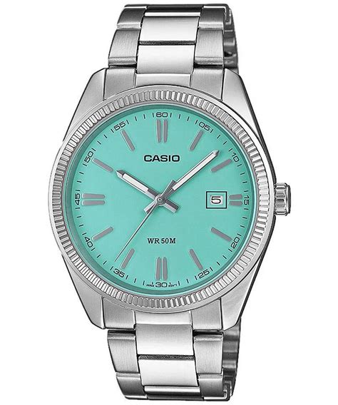 casio mtp 1302 tiffany india  Its sleek stainless steel case and band combine sophistication with