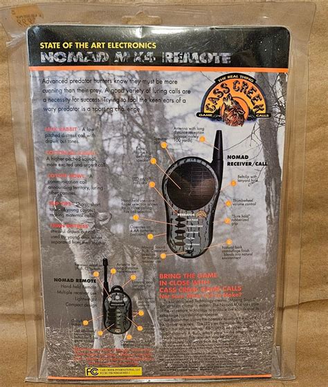 cass creek nomad predator call review  The clarity, volume, and quality of the sounds are high for what you might expect from a unit of this affordable price