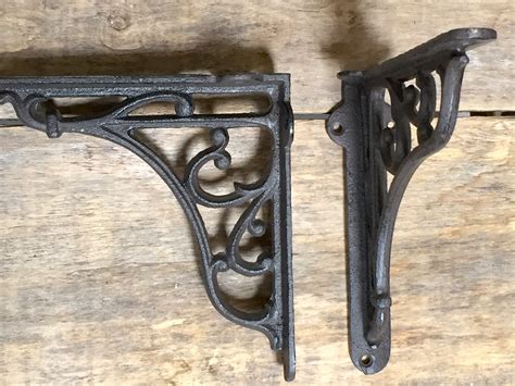 cast iron shelf brackets b&q  Shelving brackets are ideal for adding some extra detail to your shelving solutions