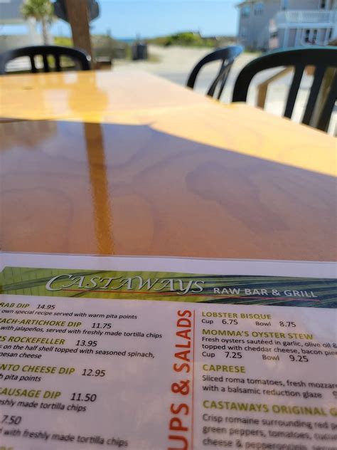 castaways holden beach menu Castaways Raw Bar & Grill: Where to eat and watch Arthur