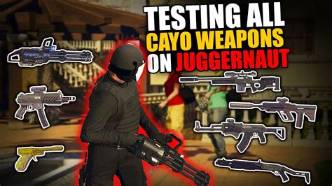 cayo perico juggernaut kill If You Use Other Weapon Like Assault Rifle MK II You Cant Kill Him Alone And Maybe With 2 Players Shooting At His Head Will Take Time To Kill Him