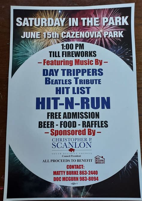 cazenovia park events  It is worth a good deal more than that and constitutes an exceptional memory