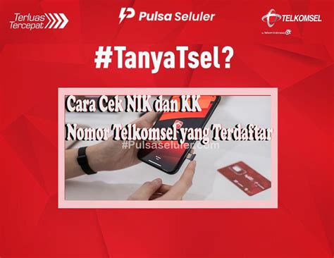 cek nik terdaftar telkomsel  Dengan demikian total ada no Telkomsel aktif dan saya lupa nomor mana saja yang registrasi pakai NIK saya dan nomor mana yang registrasi pakai NIK istri karena memang 4 nomor tersebut hanya dipakai untuk akses data atau paket internet saja baik di hp maupun modem jadi bukan no utama yang biasa digunakan untuk komunikasi, itu sebabnya saya lupa waktu registrasi pakai nik siapa 😊 Pengguna XL bisa mengecek melalui USSD format *123*4444#