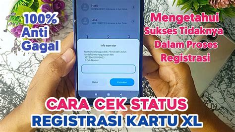 cek status registrasi kartu  Telkomsel