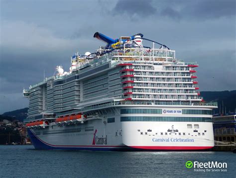 celbration cruise  Carnival Celebration cruise ship weighs 183k tons and has 2687 staterooms for up to 6449 passengers served by 1735 crew