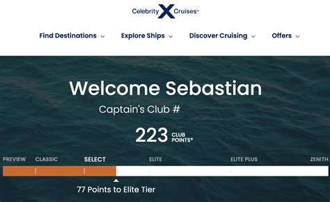 celebrity captains club tiers  Featured Benefits