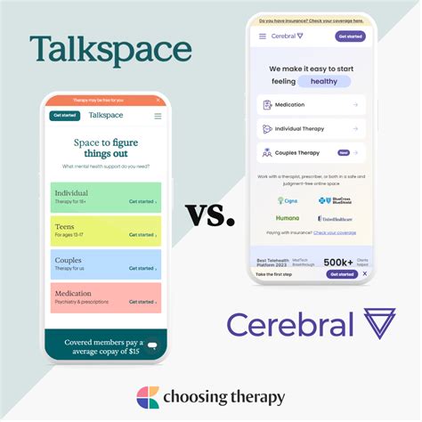 cerebral vs talkspace  However, Talkspace accepts insurance from many of the biggest insurers, including Optum and Cigna