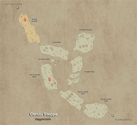 cerobi steppe treasure map  If you would like to find the loot needed to make a certain weapon, be sure to check the Loot Locations Guide